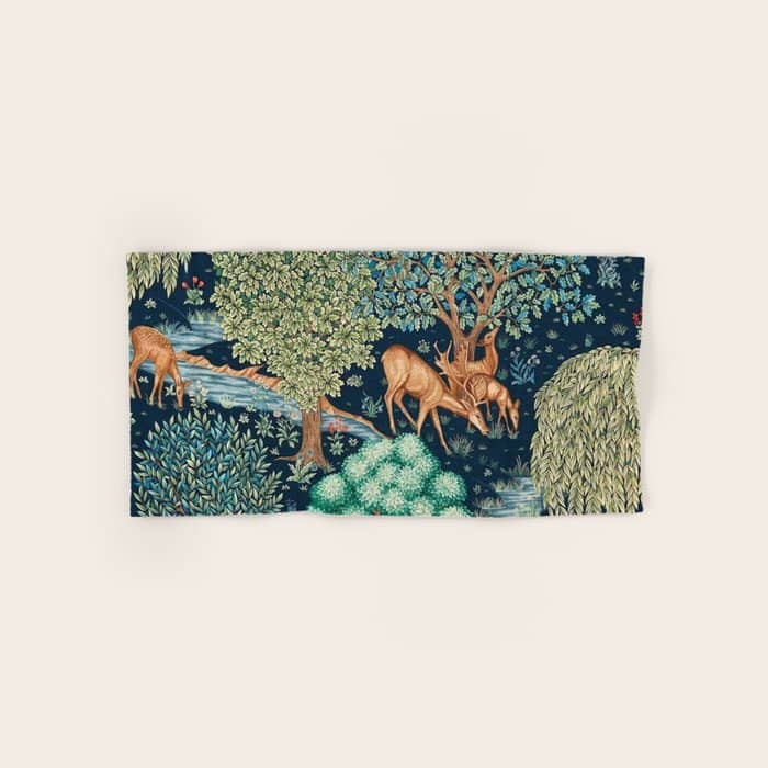 William Morris "The Brook" 1. Bath Towel