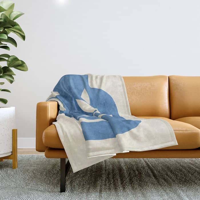 Minimal Art /Still Life2/A Throw Blanket