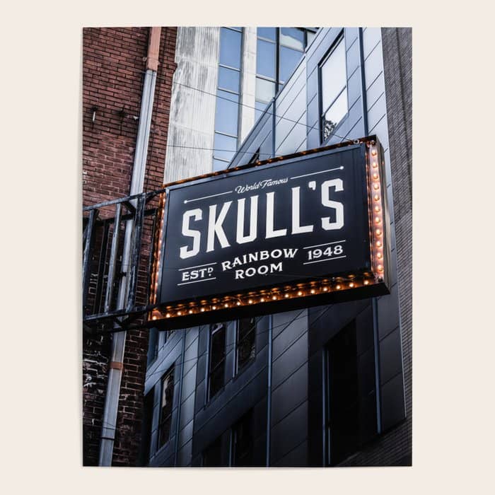 Skull'S Rainbow Room Nashville Tennessee Poster