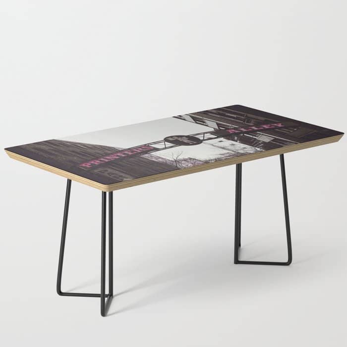 Printers Alley Nashville Tennessee Coffee Table