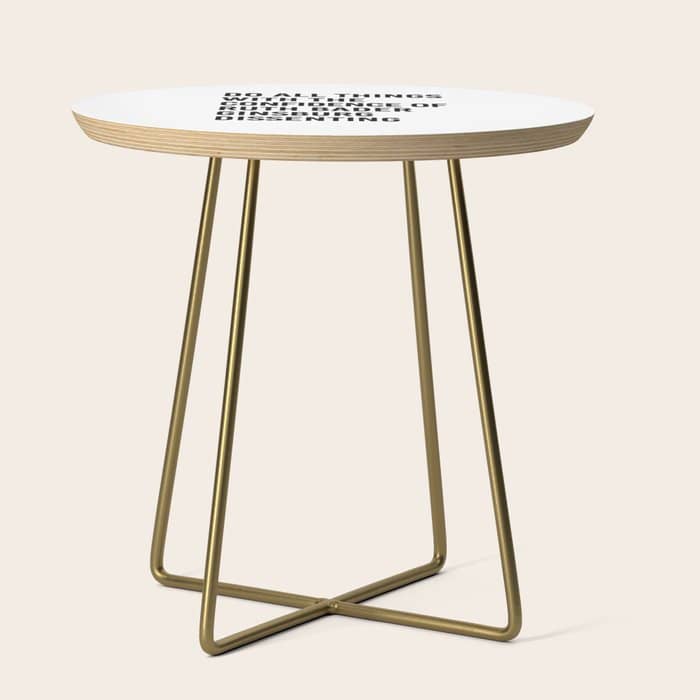 Do All Things With The Confidence Of Ruth Bader Ginsburg Dissenting Side Table