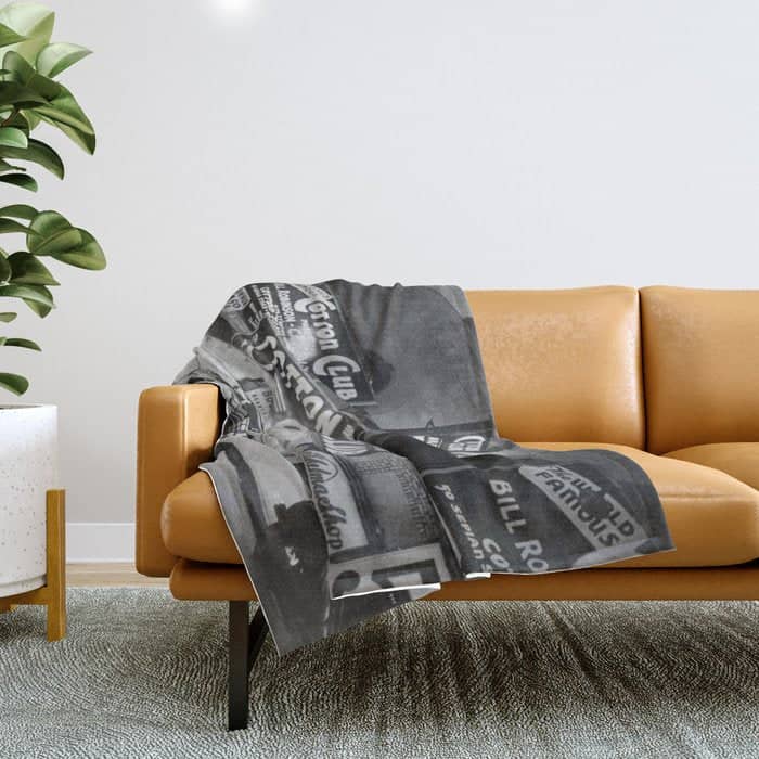 African American Harlem Renaissance Cotton Club Jazz Age Photograph Throw Blanket