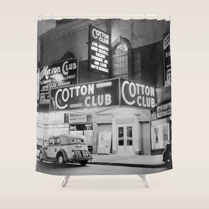 African American Harlem Renaissance Cotton Club Jazz Age Photograph Shower Curtain