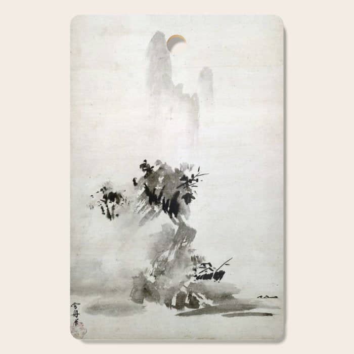 Sesshu Toyo Haboku - Sansui Landscape Cutting Board