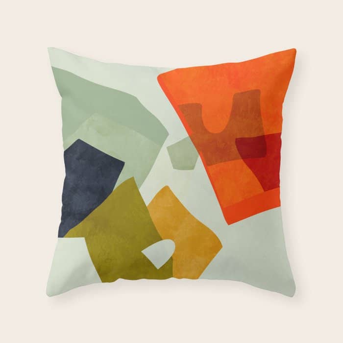 Bric A Brac Mid Century Iii Throw Pillow