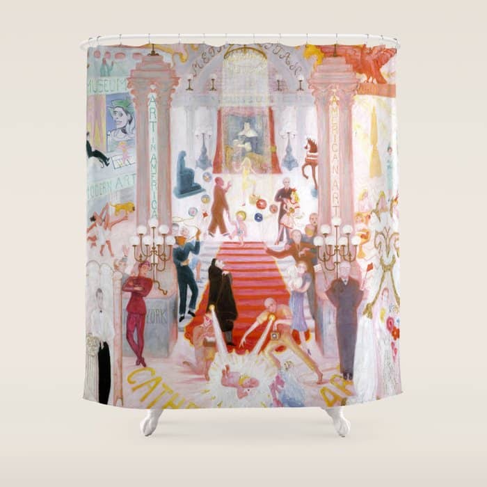 Florine Stettheimer "The Cathedrals Of Art" Shower Curtain