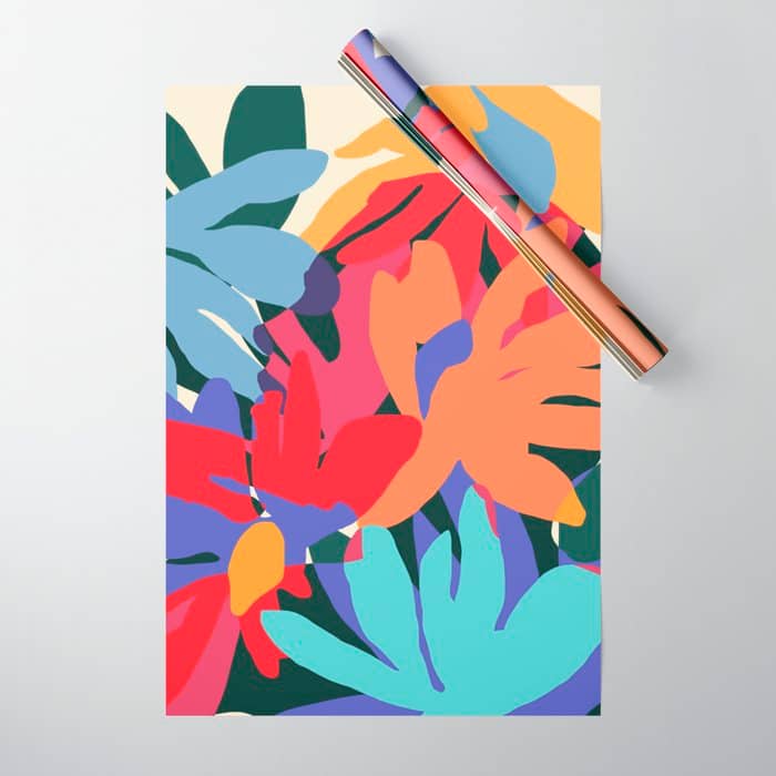 Where Flowers Blossom, So Does Hope. #Painting #Abstract Wrapping Paper