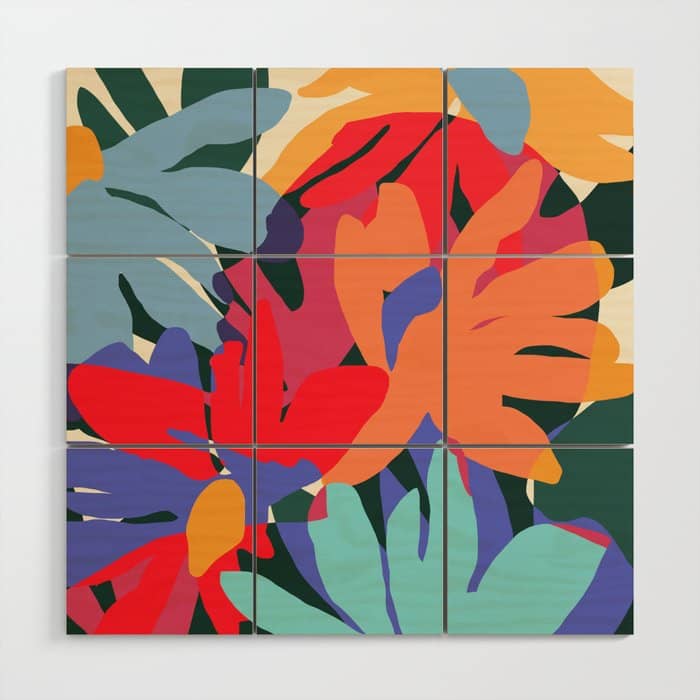 Where Flowers Blossom, So Does Hope. #Painting #Abstract Wood Wall Art