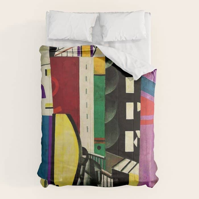 The City - La Ville By By Fernand LéGer Comforter