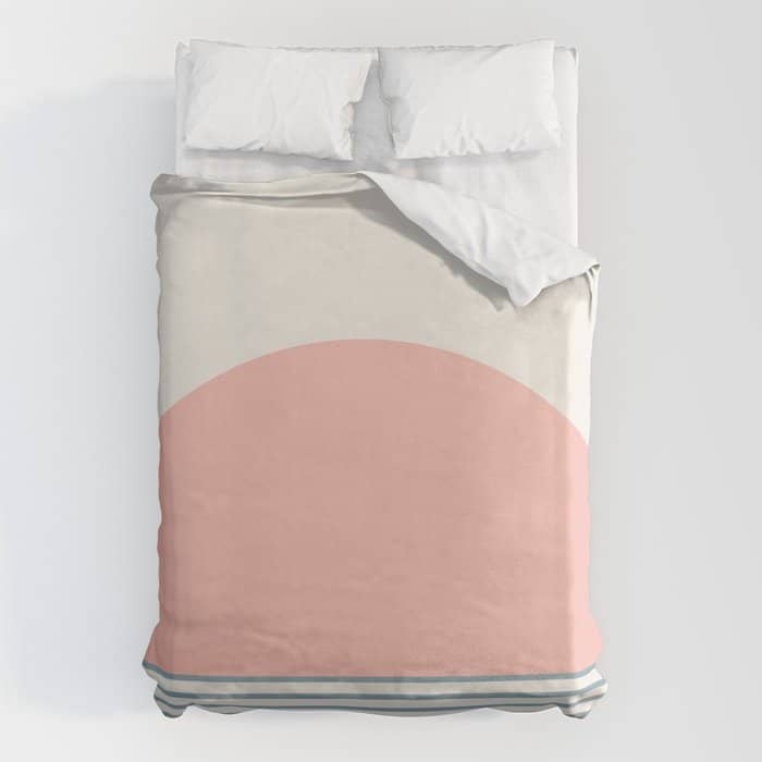 Sunrise Sunset V - Pink Blue Duvet Cover