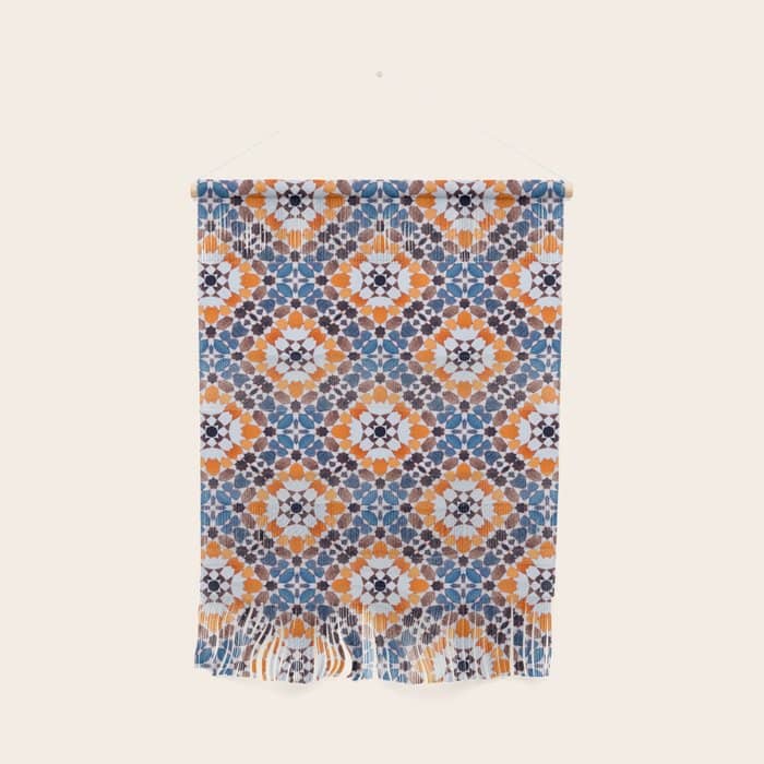 Moroccan Tile - Blue Mosaic Wall Hanging