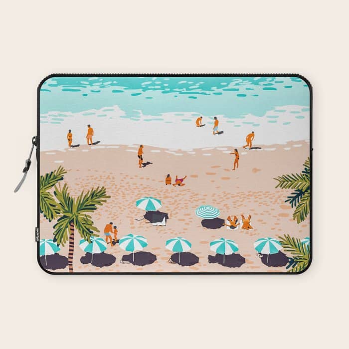 Dream In Colors Borrowed From The Sea | Ocean Tropical Beachy Summer | Swim Surf Travel Vacation Laptop Sleeve