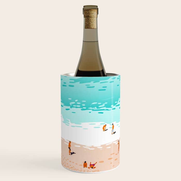 Dream In Colors Borrowed From The Sea | Ocean Tropical Beachy Summer | Swim Surf Travel Vacation Wine Chiller