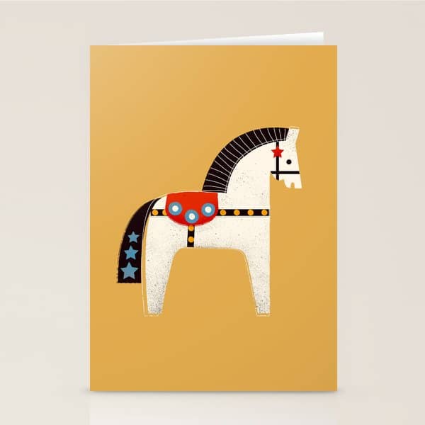 Festive Pony - Illustration Stationery Card