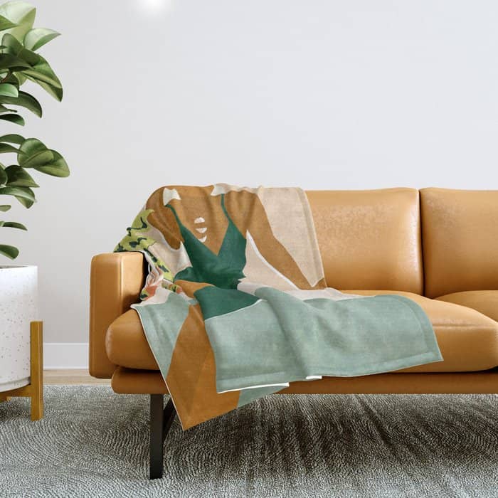 The Wait Is Long But My Dream Of You Does Not End #Illustration Throw Blanket