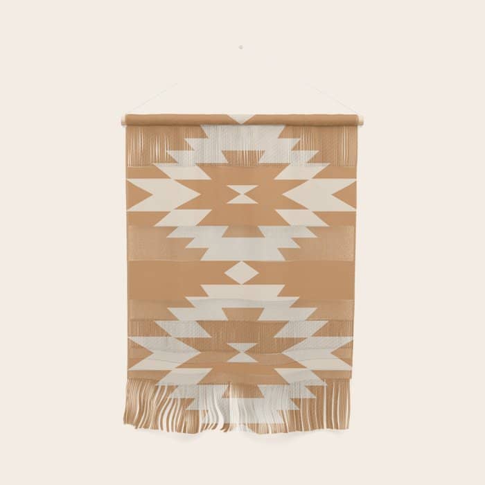 Southwestern Minimalism - Desert Orange Wall Hanging