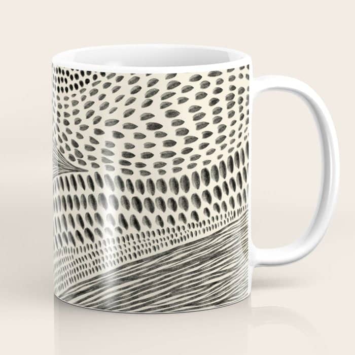 Hand Drawn Patterned Abstract Ii Coffee Mug