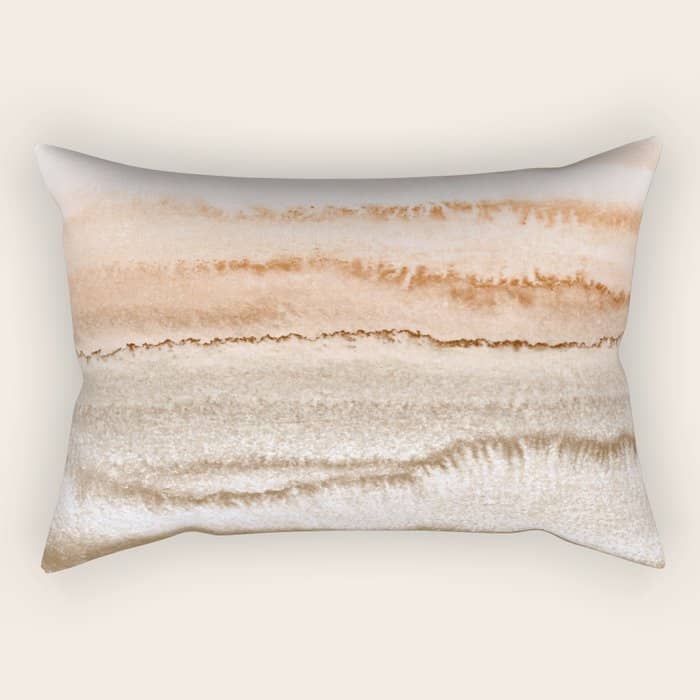Within The Tides New Neutrals By Monika Strigel Rectangular Pillow