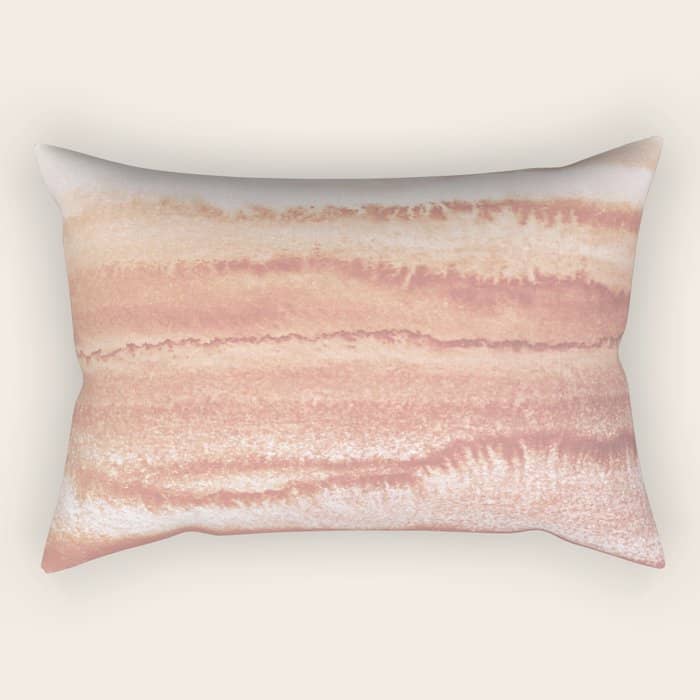 Within The Tides Burnish Earth By Monika Strigel Rectangular Pillow