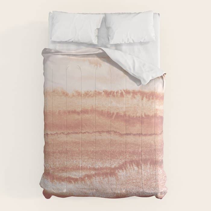 Within The Tides Burnish Earth By Monika Strigel Comforter