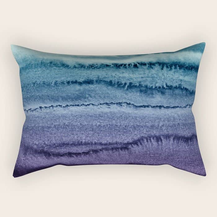 Within The Tides Early Sundown By Monika Strigel Rectangular Pillow