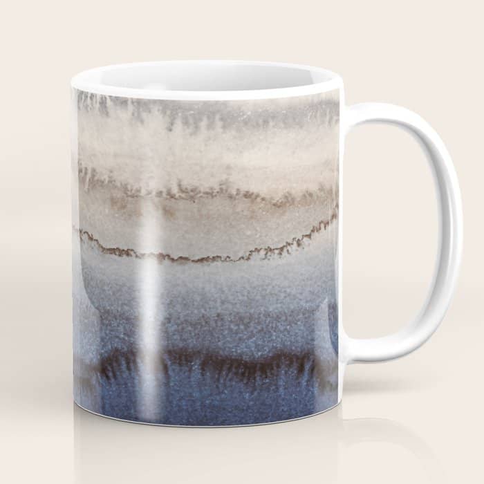 Within The Tides Winter Blues By Monika Strigel Coffee Mug