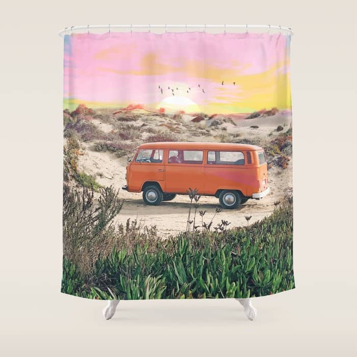 Summer Adventure #Photography #Digitalart Shower Curtain