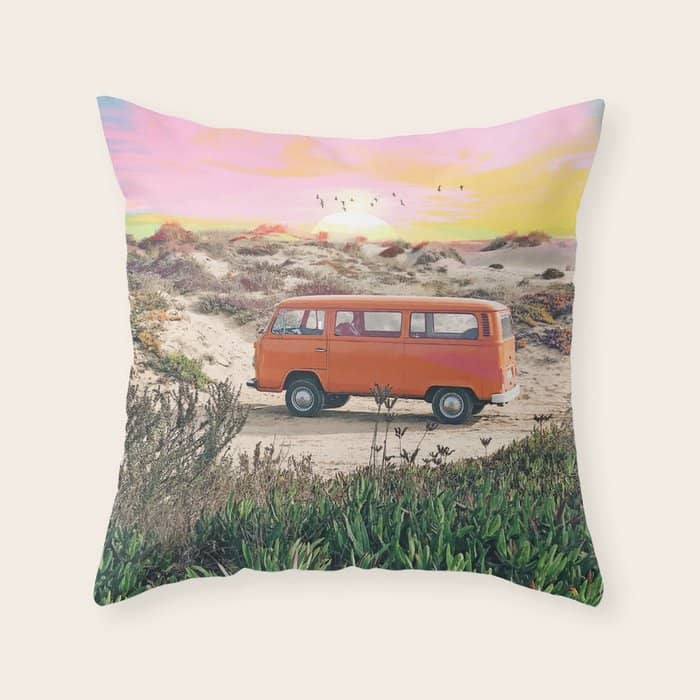 Summer Adventure #Photography #Digitalart Throw Pillow
