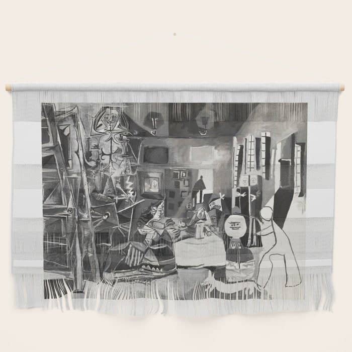 Picasso The Maids Of Honor, Las Meninas, After VeláZquez, 1957 Artwork Reproduction, Tshirts, Wall Hanging