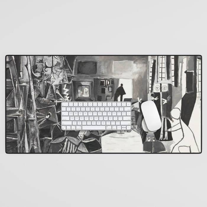 Picasso The Maids Of Honor, Las Meninas, After VeláZquez, 1957 Artwork Reproduction, Tshirts, Desk Mat