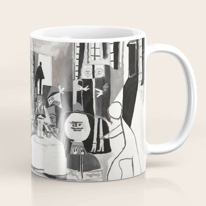 Picasso The Maids Of Honor, Las Meninas, After VeláZquez, 1957 Artwork Reproduction, Tshirts, Coffee Mug