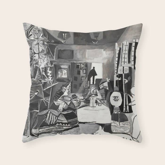 Picasso The Maids Of Honor, Las Meninas, After VeláZquez, 1957 Artwork Reproduction, Tshirts, Throw Pillow