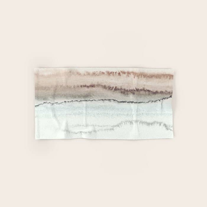 Within The Tides Natural Three By Monika Strigel Bath Towel