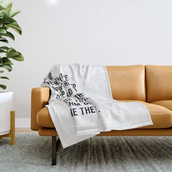 I Said A Hip Hop Hippie To The Hippie Throw Blanket