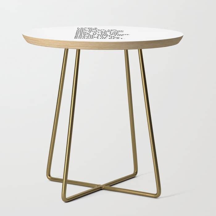 I Said A Hip Hop Hippie To The Hippie Side Table
