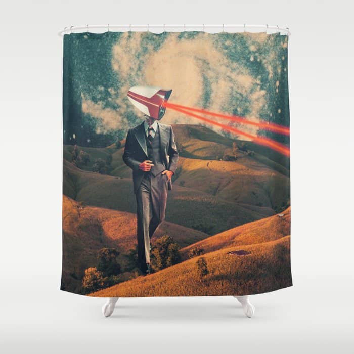 We Are Watching You For Your Own Safety Shower Curtain