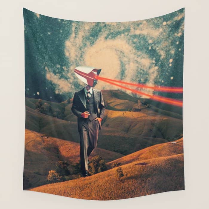 We Are Watching You For Your Own Safety Wall Tapestry