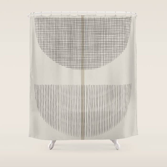 Geometric Composition Iii Shower Curtain