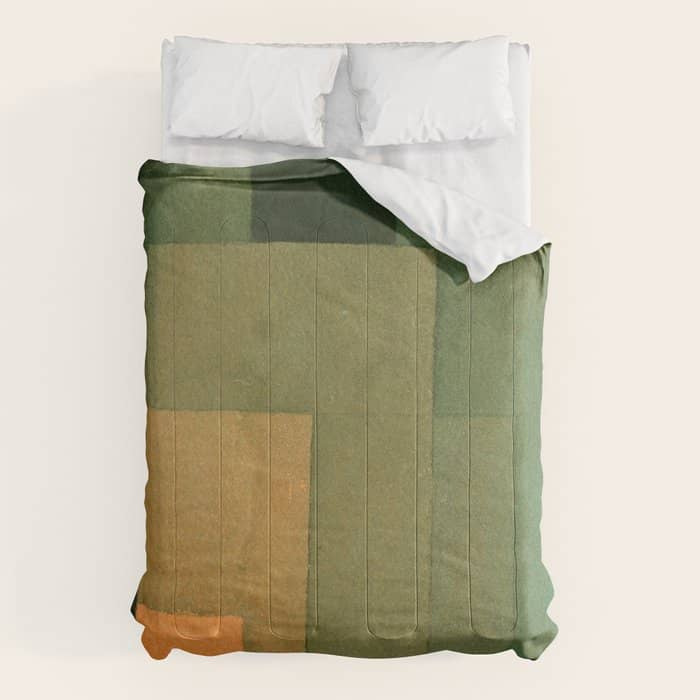 Paul Klee "Tower In Orange And Green 1922" Comforter