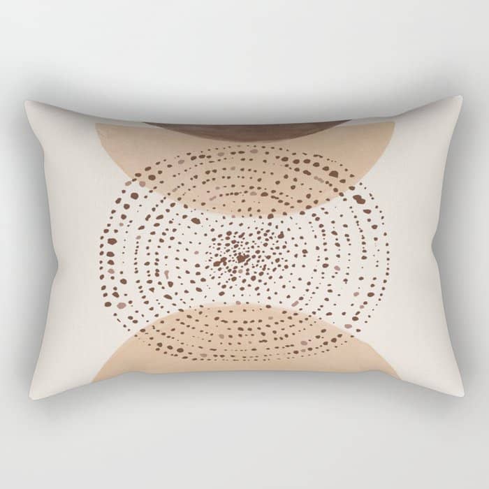 Boho Minimalistic Art Rectangular Pillow