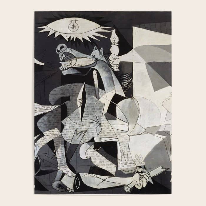 Pablo Picasso Guernica 1937 Artwork Shirt, Art Reproduction For Prints Posters Tshirts Men Women Poster