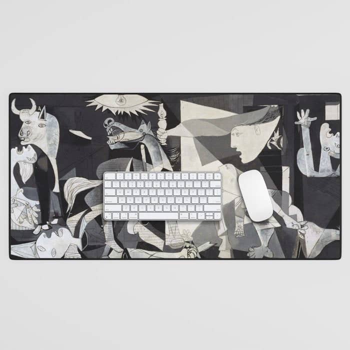 Pablo Picasso Guernica 1937 Artwork Shirt, Art Reproduction For Prints Posters Tshirts Men Women Desk Mat