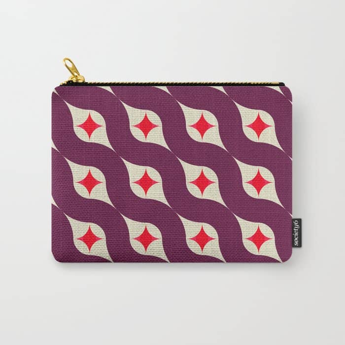 Contemporary Pattern No2 Carry All Pouch