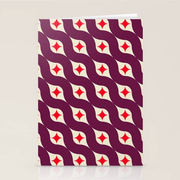Contemporary Pattern No2 Stationery Card