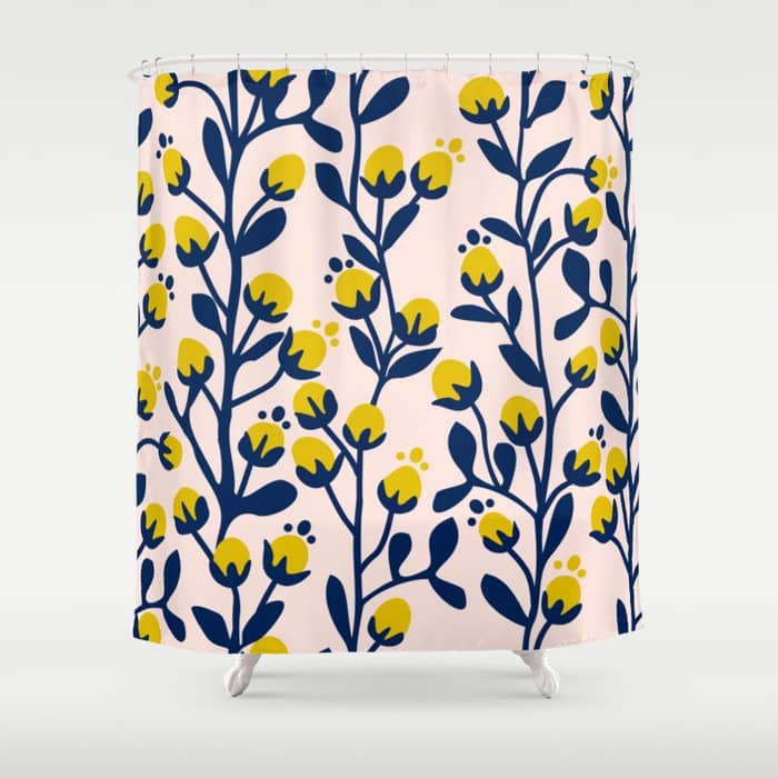 Garden Dreamer: Flower Buds Shower Curtain