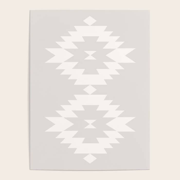 Southwestern Minimalism - Neutral Off White Poster