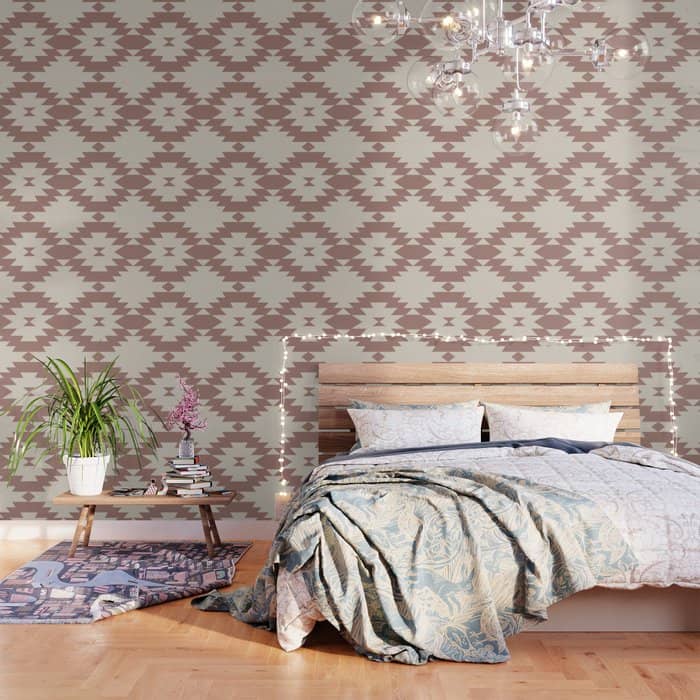 Southwestern Minimalism - Neutral Rose Beige Wallpaper