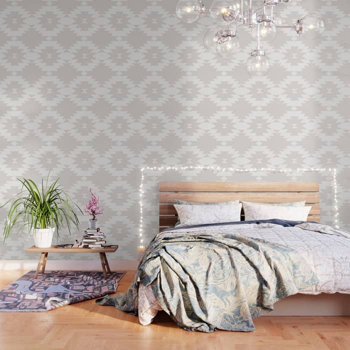 Southwestern Minimalism - Neutral Off White Wallpaper