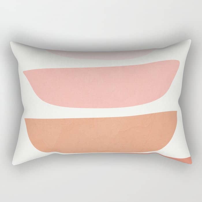 Abstract Minimal Shapes Iv Rectangular Pillow