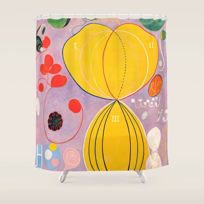 Hilma Af Klint "The Ten Largest, No. 07, Adulthood, Group Iv" Shower Curtain